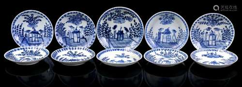 10 porcelain dishes