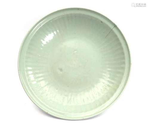 Celadon porcelain dish