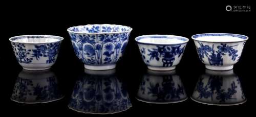 4 porcelain bowls