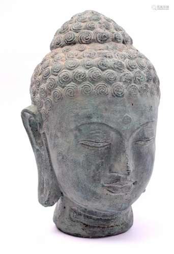 Concrete head of Buddha