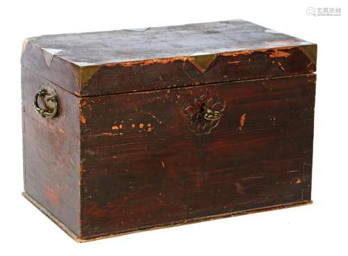 Colonial box of teak
