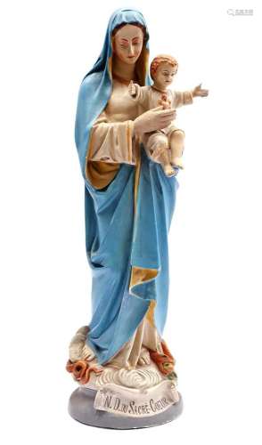 Plaster statue of the saints