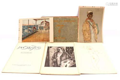 Folder with 24 lithographs