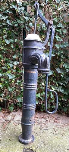 Old cast iron pump