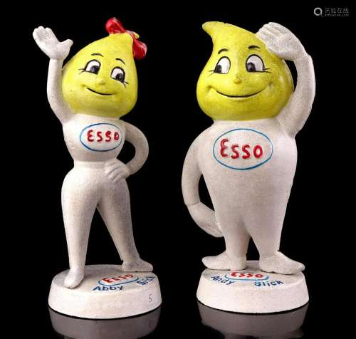 2 metal ESSO figures