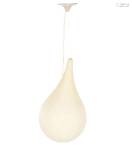 Plastic drop pendant lamp