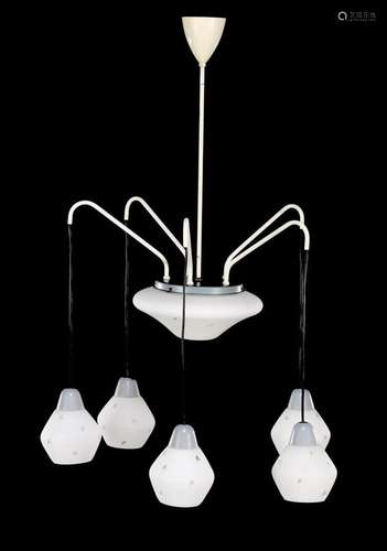 Metal 6-light hanging lamp