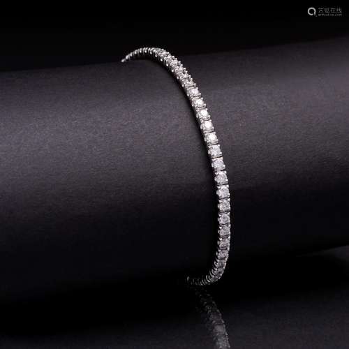 A Diamond Bracelet.