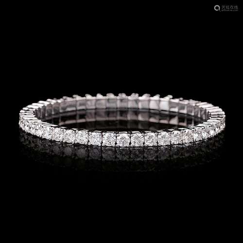 A Rare White Diamond Bracelet.