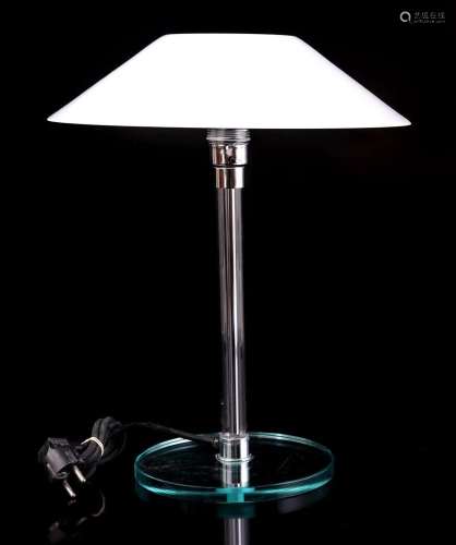 Glass table table lamp