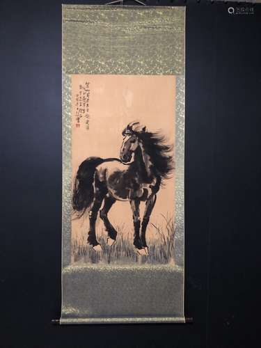 Chinese Ink Color Scroll