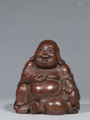 Chinese Hand Carved Bamboo Figural