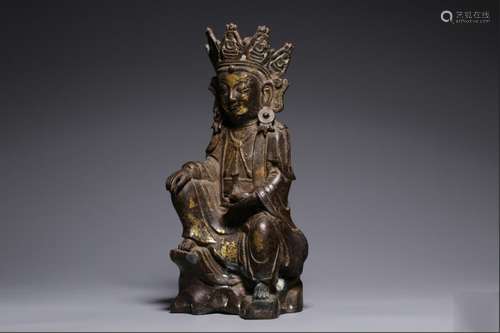 Qing Chinese Bronze Buddha