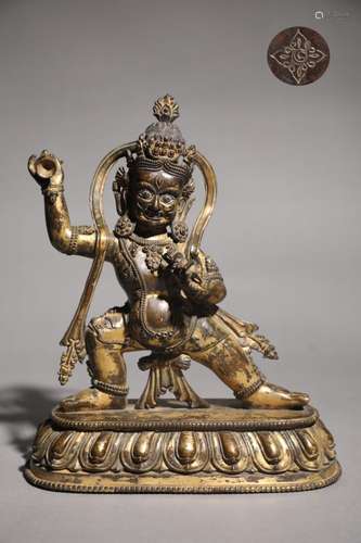 Chinese Gilt Bronze Buddha