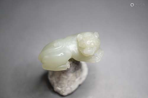 Chinese Jade Carved Beast