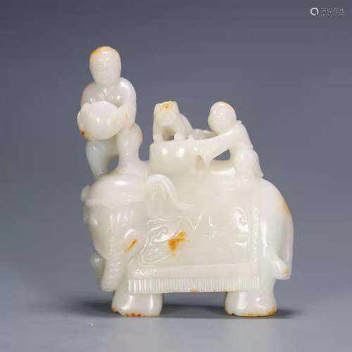 Hetian Jade Elephant ,China