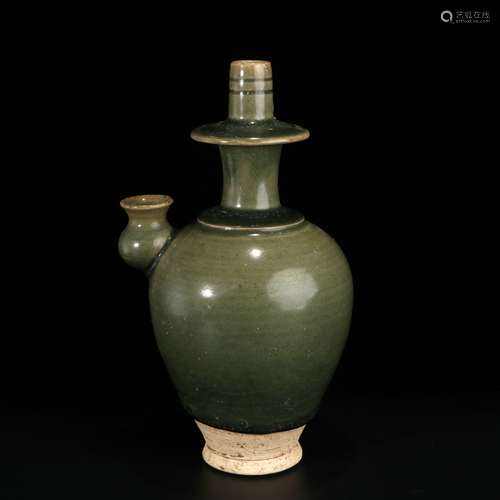 Green Glazed Porcelain Bottle ,China