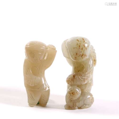 A Pair Of Jade Ornaments ,China