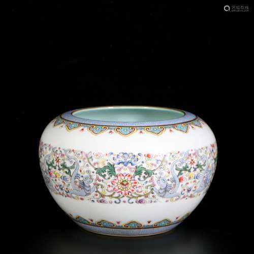 Famille Rose Porcelain Vessel ,China