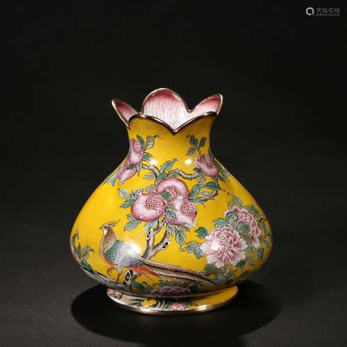 Bronze Enamel Bottle ,China