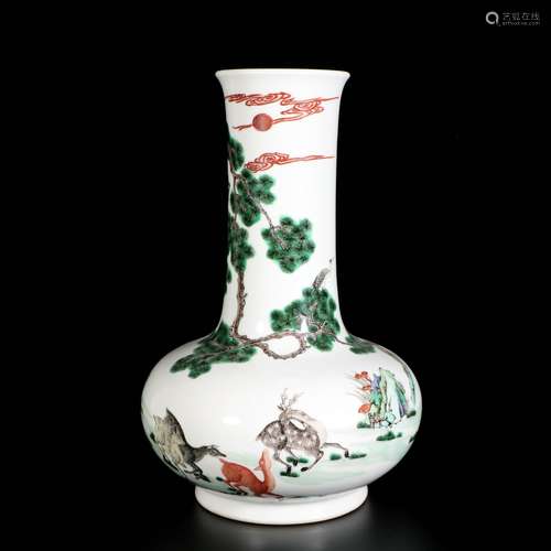 Verte Rose Porcelain Bottle ,China