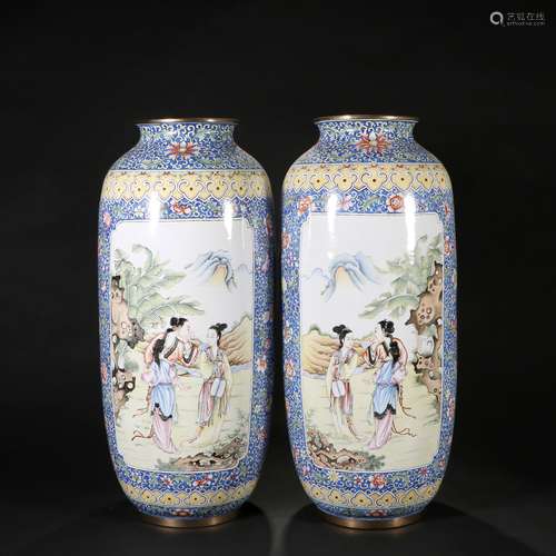 Bronze Enamel Bottle ,China