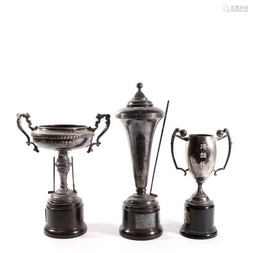 A Set Of Silver Trophy