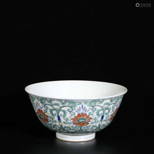 Doucai Porcelain Lotus Bowl ,China