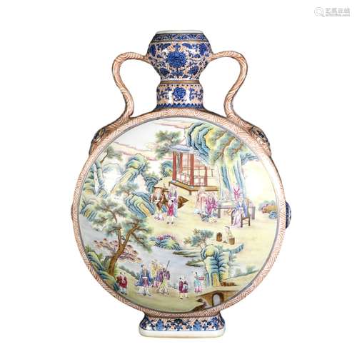 Verte Rose Porcelain Bottle ,China