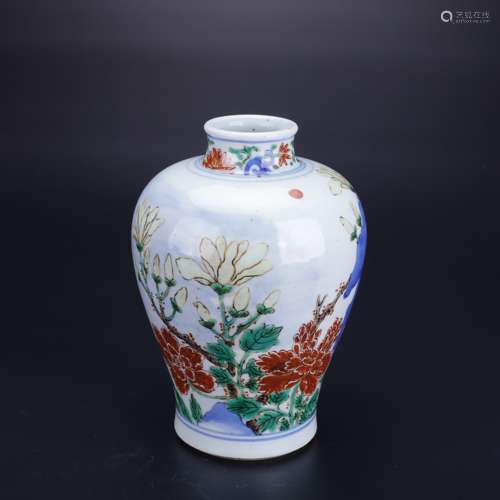 Verte Rose Porcelain Jar ,China