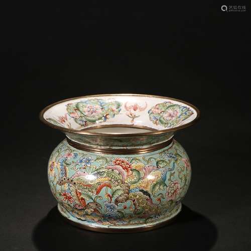 Bronze Enamel Vessel ,China