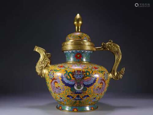 Cloisonne Enamel Pot ,China