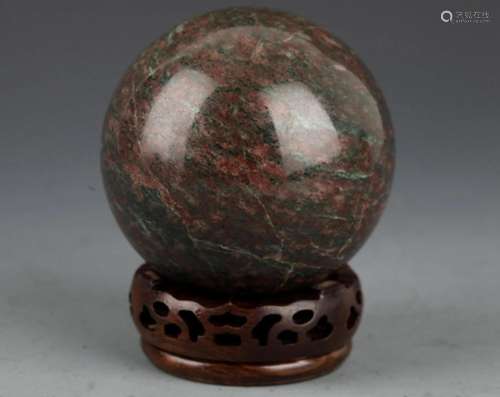 A FINE STONE BALL