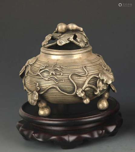 FINE CUCURBIT STYLE BRONZE AROMATHERAPY