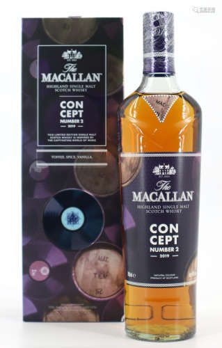 麦卡伦概念2号单一麦芽苏格兰威士忌 40％vol 1支