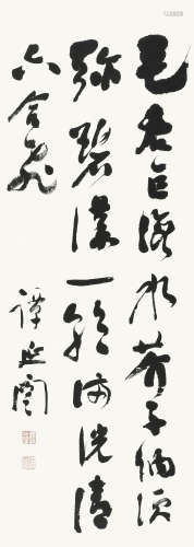 谭延闿（1880-1930） 书法 水墨纸本 立轴