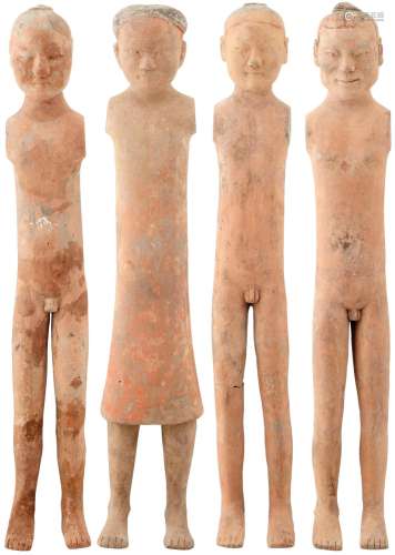 Vier Keramikfiguren