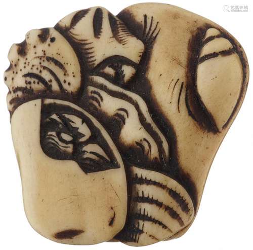 Netsuke aus Hirschhorn