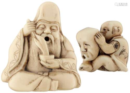 Zwei Netsuke