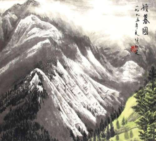ZHANG REN LING, CHINESE PAINTING ATTRIBUTED TO