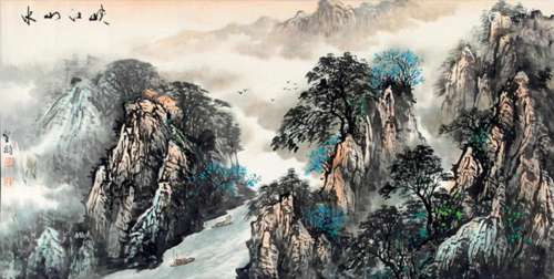 GAO SHENG JUAN CHINESE PAINTING, ATTRIBUTED TO