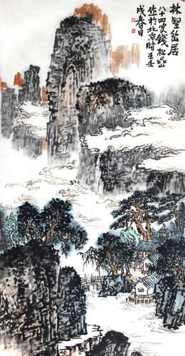 A FINE CHINESE PAINTING ATTRIBUTED TO, QIAN SONG YAN