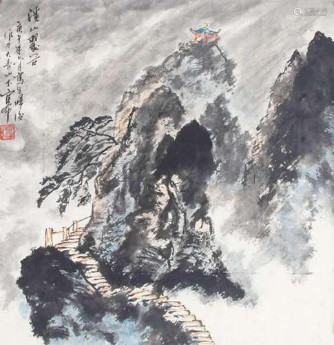 GUAN BU CHINESE PAINTING, ATTRIBUTED TO