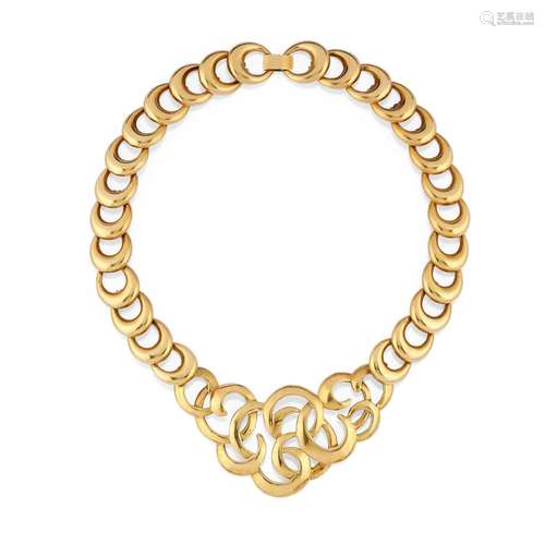 A 18K yellow gold necklace