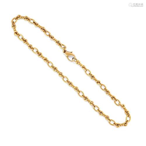 A 18K yellow gold necklace