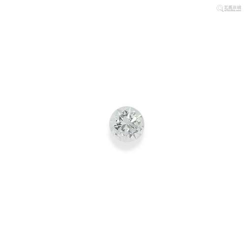 A brilliant cut loose diamond