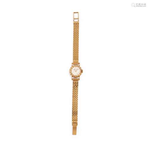 Hausmann - A 18K yellow gold lady's wristwatch,