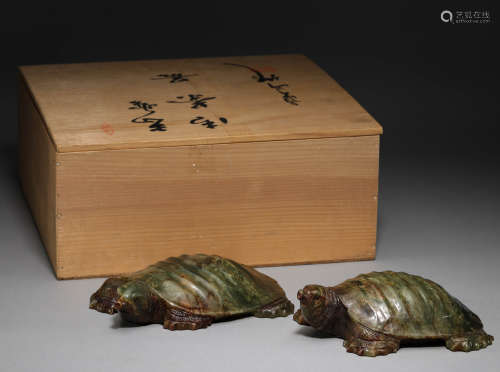 Hetian Jade goddess turtle of Song Dynasty of China