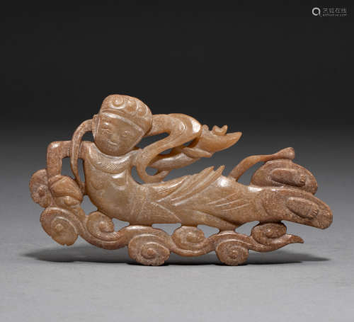 Hetian Jade flying in Tang Dynasty of China