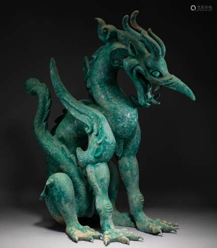 Bronze Dragon of Song Dynasty of China